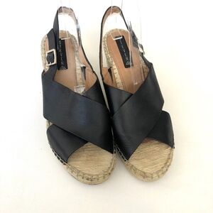 Steve Madden Stelarr Black Slingback Espadrille10B